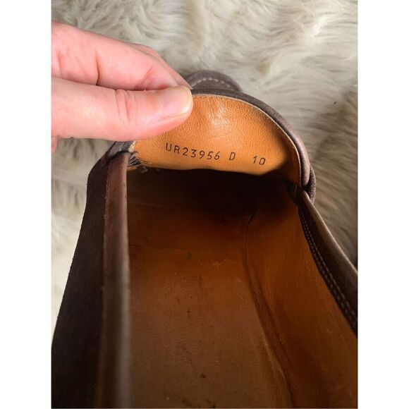 Salvatore Ferragamo Brown Suede Loafers Men's 10 D - Picture 9 of 11